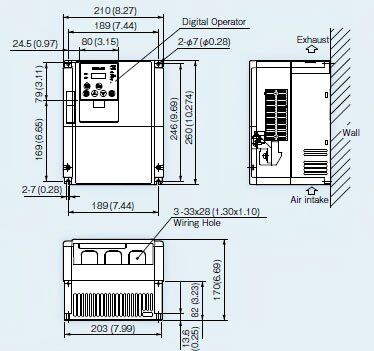 Hitachi SJ700-055LFUF2 - Hitachi AC Drives / VFD Drives - Hitachi AC Drive  - Hitachi VFD | Owned and Operated by AutomatedPT